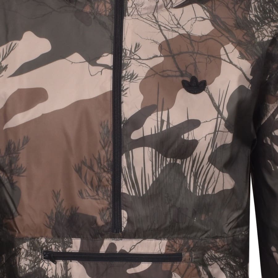Alternative Image for Productadidas Originals Camo Pullover Jacket Green3
